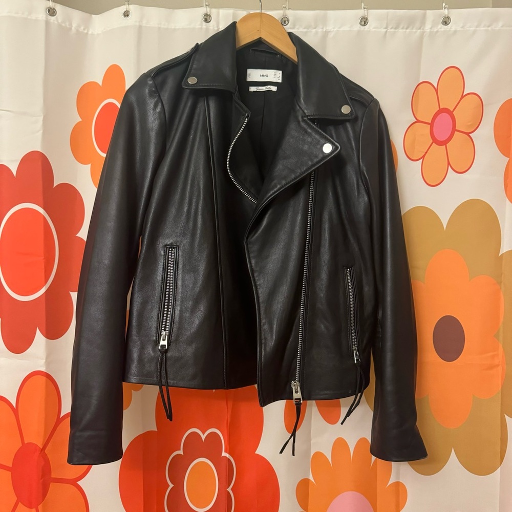 Mango Leather Jacket